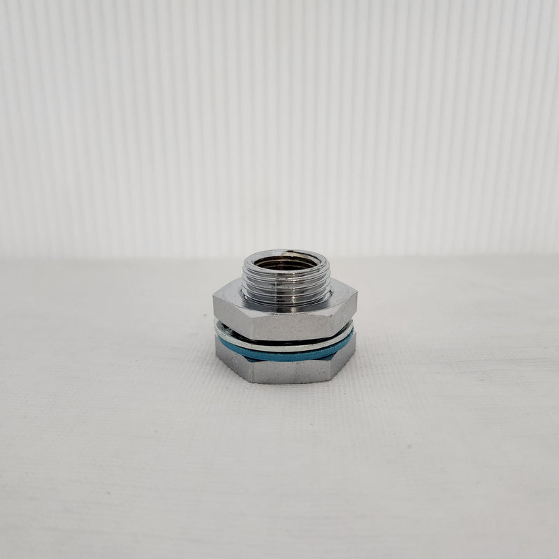 Load image into Gallery viewer, Quik Seal - 3/8&quot; Pipe Threaded Adaptor. Style B - 7/8&quot; Hole side view
